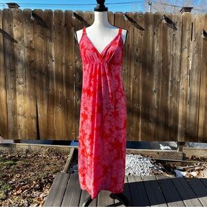 Gilligan & O'Malley Red and pink Floral sleepwear/dress